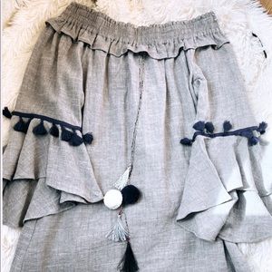 Boston Proper OTS  smocked tunic dress